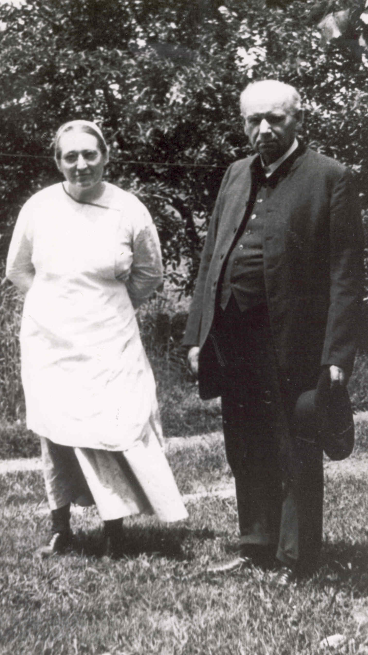 Daniel Kauffman and wife Molly, 1933 — Mennonite Church USA Archives