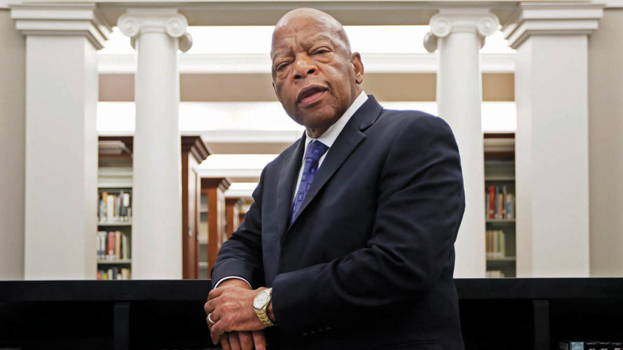 Rep. John Lewis, Democrat of Georgia, in Nashville, Tenn., in 2016. — Mark Humphrey/AP