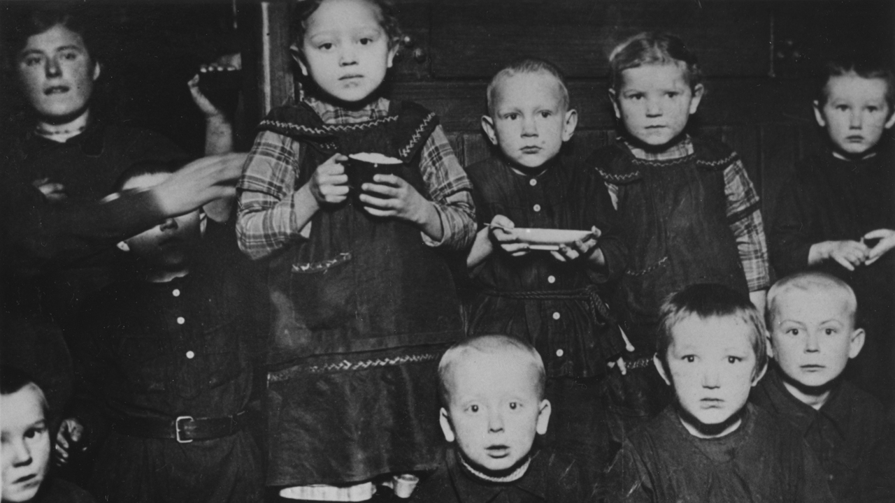 These children in southern Russia were among those who received food from MCC in the early 1920s. — Mennonite Central Committee