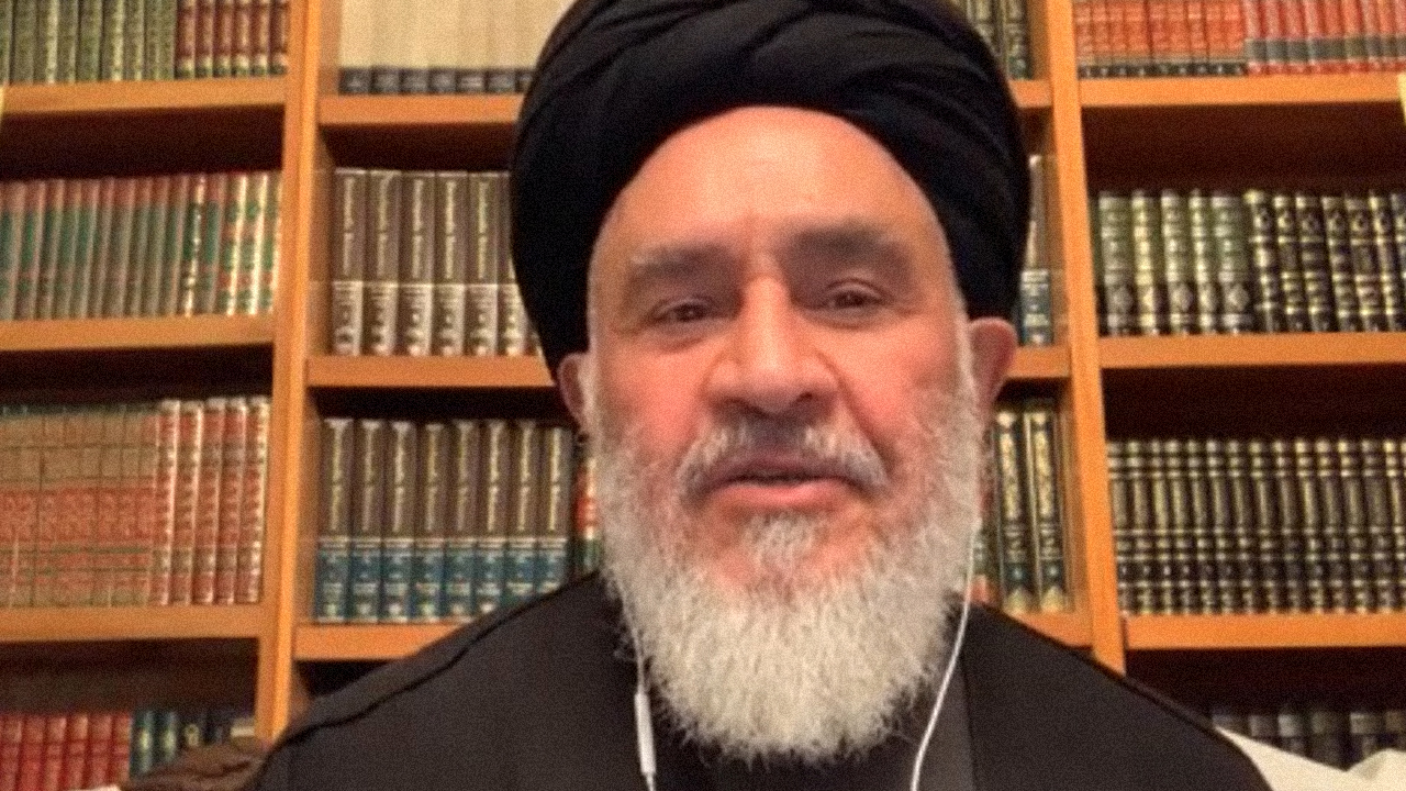 Ayatollah Damad takes part in a "Who is My Neighbor" webinar Dec. 3 that was coordinated by Luke 10, a group of Canadian and U.S. Mennonites. — Doug Hostetter