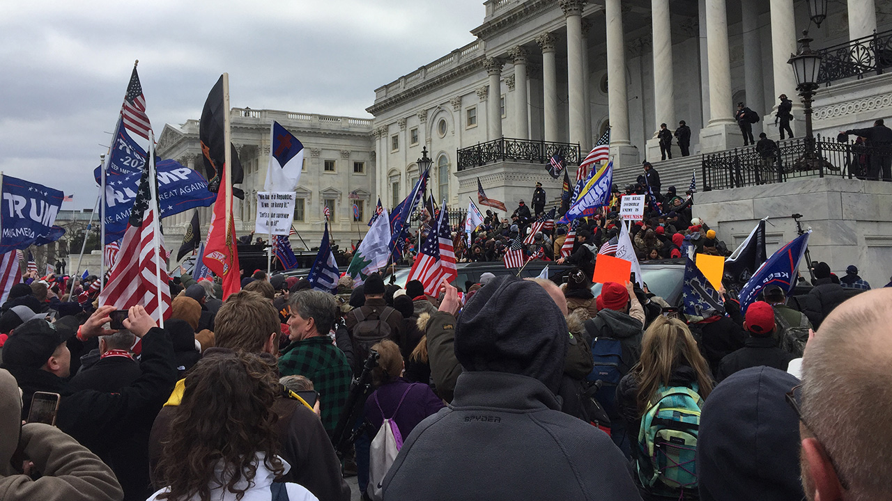 Trump supporters march on the U.S. Capitol Jan. 6. — TapTheForwardAssist via Wikimedia Commons
