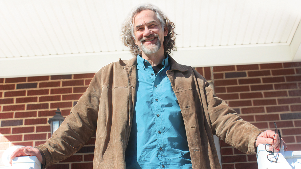 Ted Swartz lets his hair down in defiance of the pandemic. He’s “holding Ted & Company on life support or hibernation . . . [until] we can tour again.” — Jim Bishop