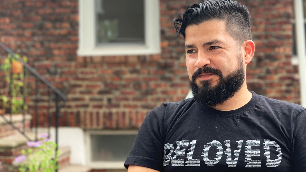 Rafael Barahona of Goshen, Ind., designed T-shirts inspired by the “say their names” cry for racial justice. — Mary-Laura Krabill