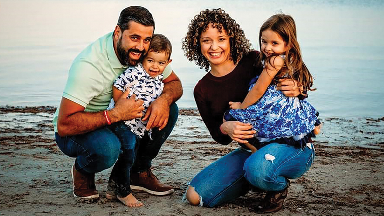 Pastoral couple David and Olguita Salas, with children Gabriel and Esther: serving immigrants in the name of Christ. — Olguita Salas