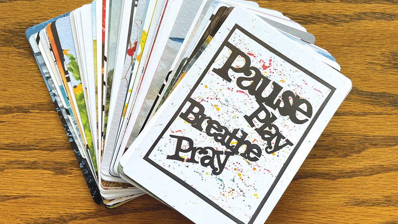 “Pause: Play, Breathe, Pray” is a new devotional card deck developed by a group who came together within Mennonite Church USA’s faith formation ministry. — Mennonite Church USA
