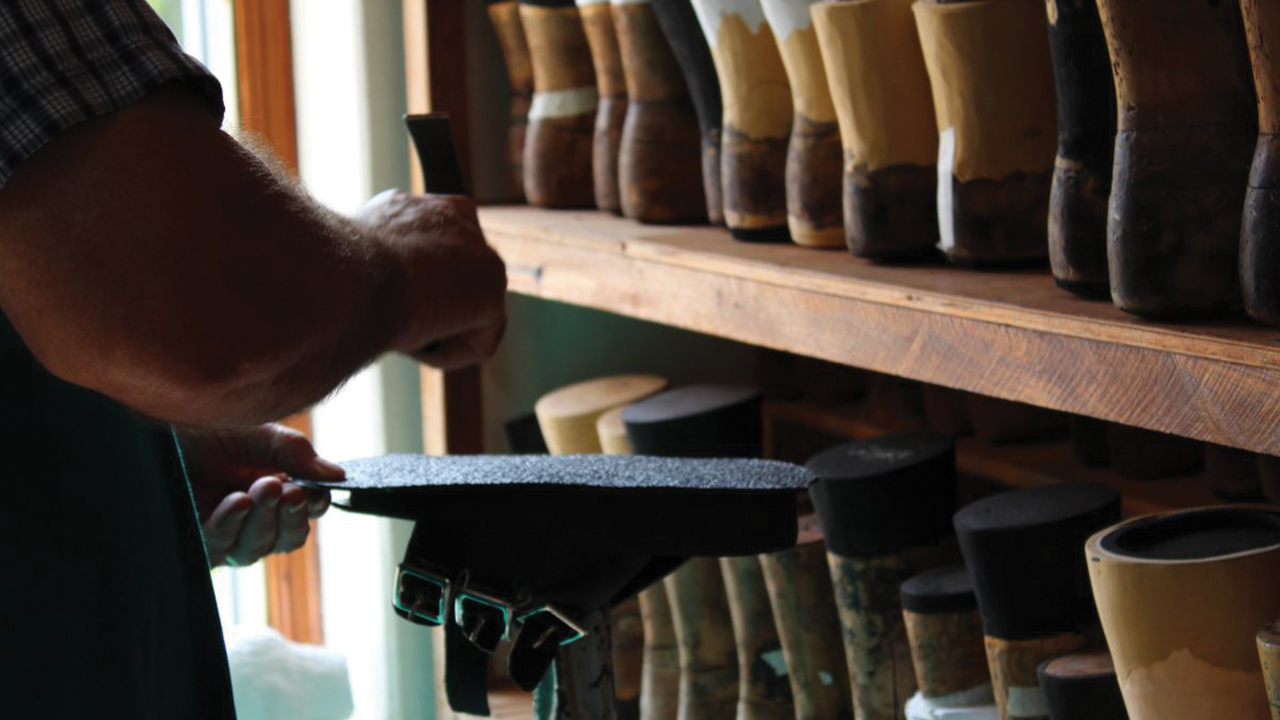 A cobbler makes customized orthopedic shoes at Mennonite Hospital Km 81 in Paraguay. — Mennonite Hospital Km 81