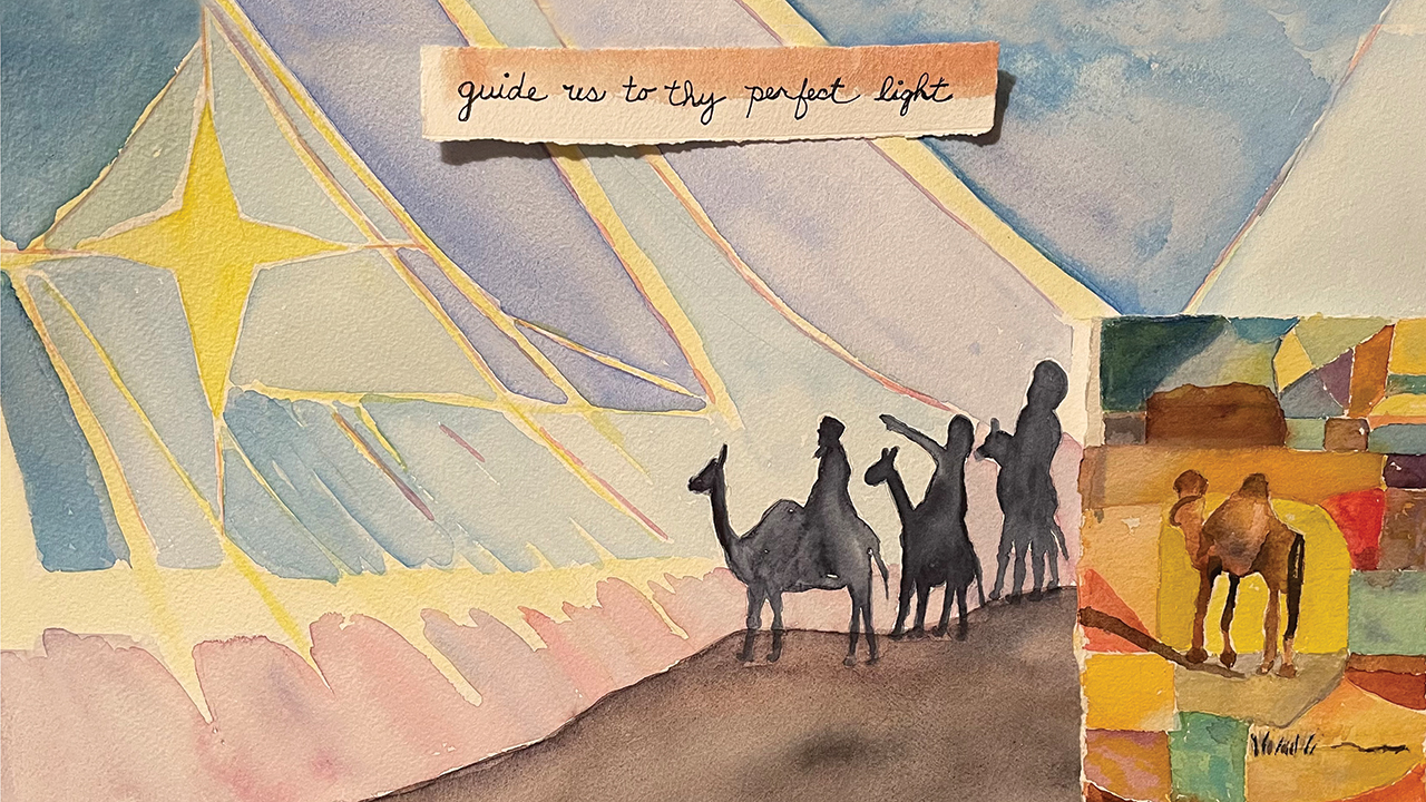 “Guide us to thy perfect light” by Lois Ropp Kauffman of Community Mennonite Church in Harrisonburg, Va.
