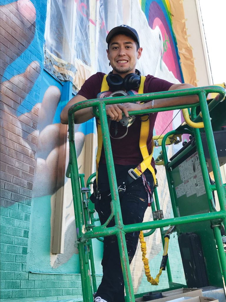 Artist Julio Mendoza was at first hesitant to accept a job for a church. But upon hearing ideas from the task force, he readily agreed. — Carole Suderman