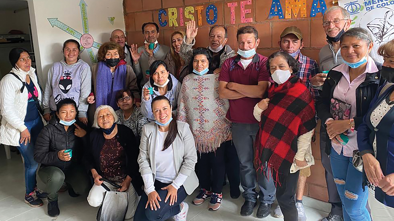 After years of moving from place to place, the Pathways of Hope congregation bought a building with three storefronts. — Mennonite Mission Network