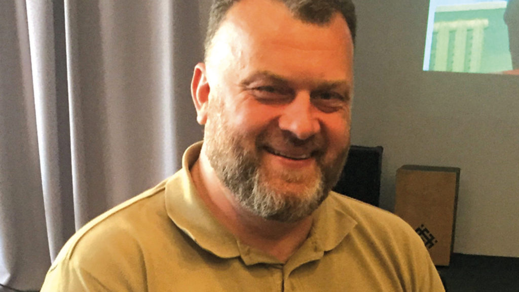 Sergey Panasovich, pastor of New Hope Mennonite Church in Zaporizhzhia, Ukraine. — Paul Schrag/Mennonite World Review