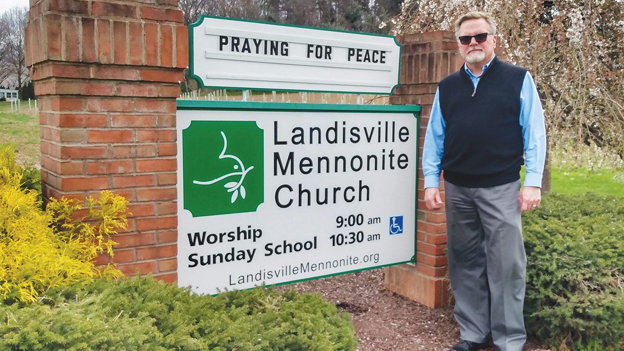 Ron Adams is one of the pastors at Landisville Mennonite Church in Pennsylvania. — Ron Adams
