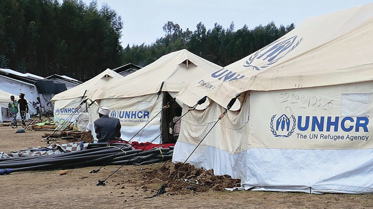 A refugee camp in Debark, Ethiopia, housing people displaced by civil conflict. — Paul Mosley/MCC