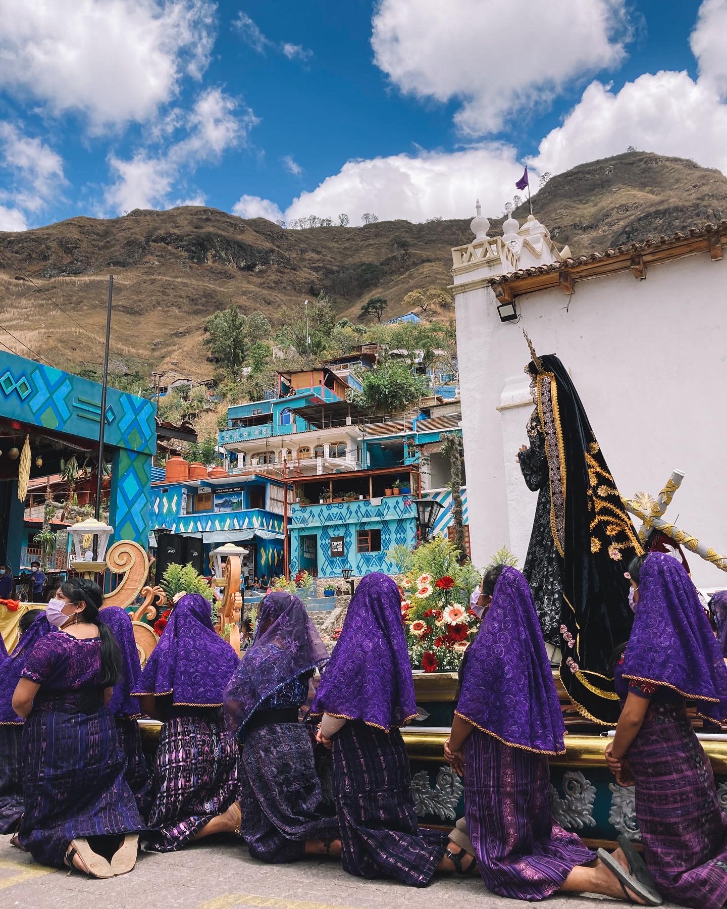 Semana santa, San Antonio Palopó, Sololá, Guatemala.