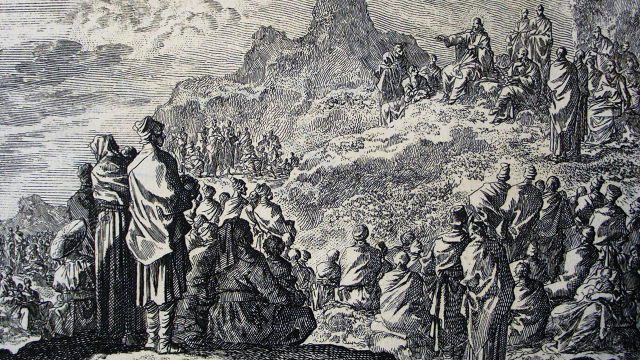 “The Sermon on the Mount” by Jan Luyken (1649-1712), the Dutch Mennonite engraver who illustrated Martyrs Mirror. — Wikimedia Commons