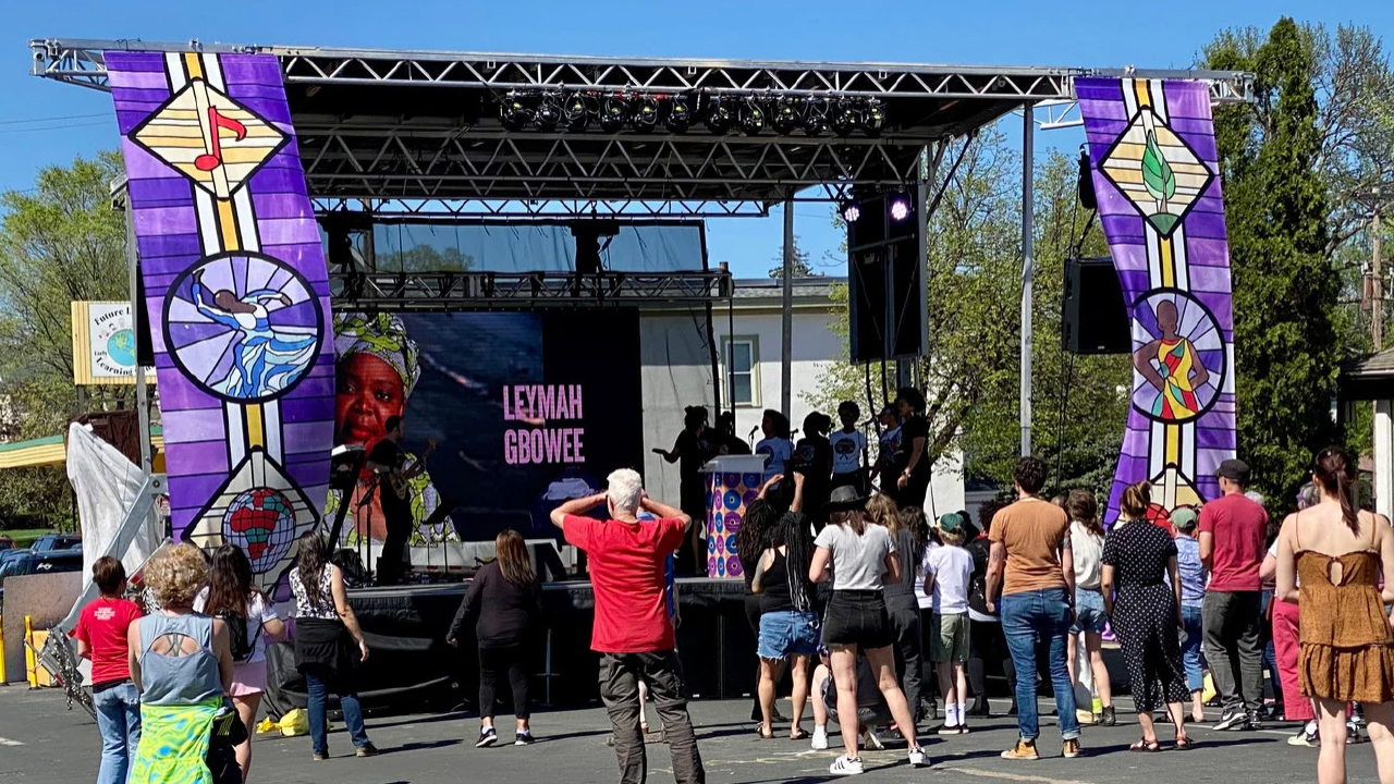 “Beyoncé Mass” at George Floyd Square on May 14 in Minneapolis. — Robert P. Jones