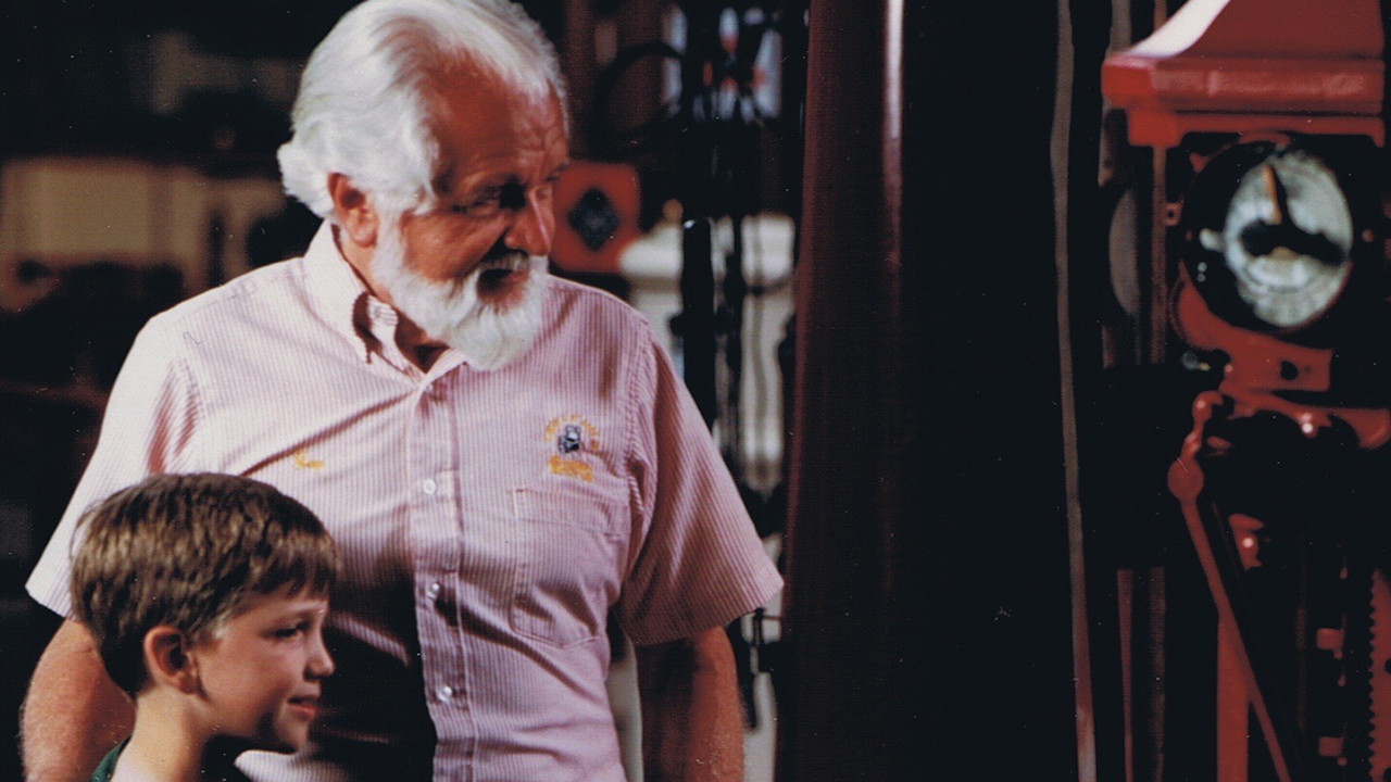 Matt Lehman Wiens with grandfather Jay Lehman in the hardware store about 1999. — Matt Lehman Wiens