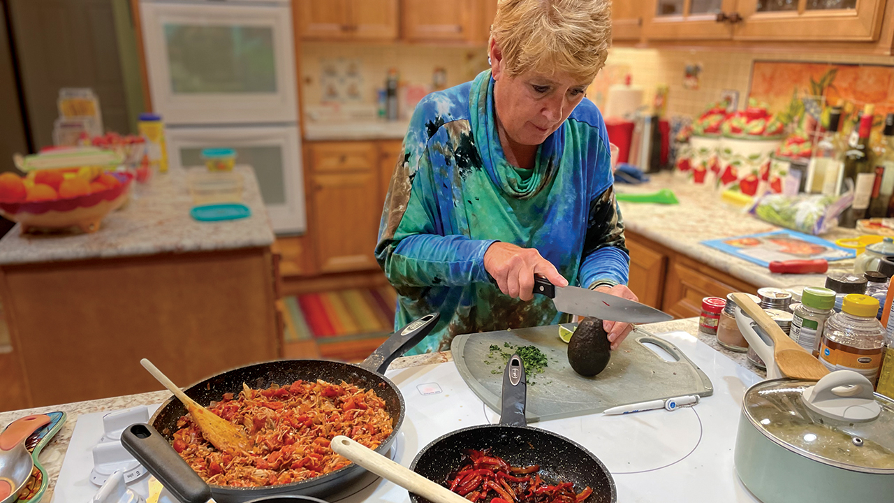Sharon Risser: “Cooking provides a strong creative outlet.” — Sharon Risser