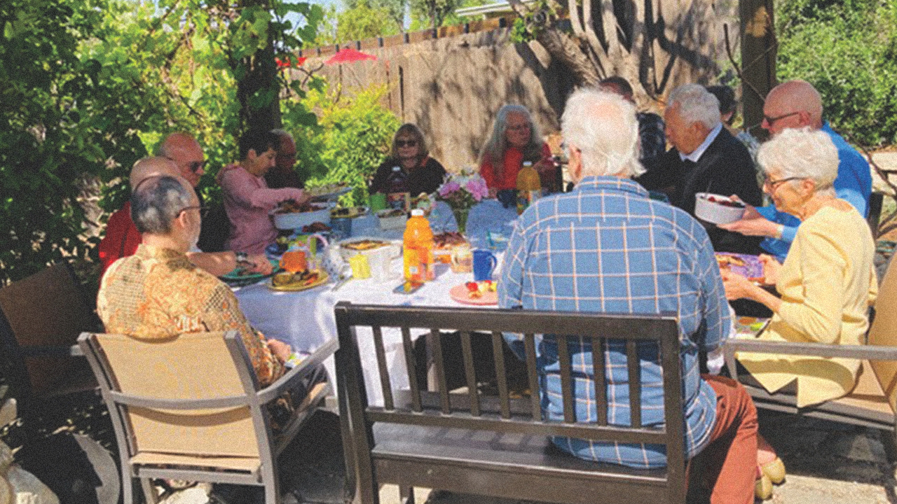 A gathering of Peace Mennonite Fellowship. Photo: Leann augsburger
