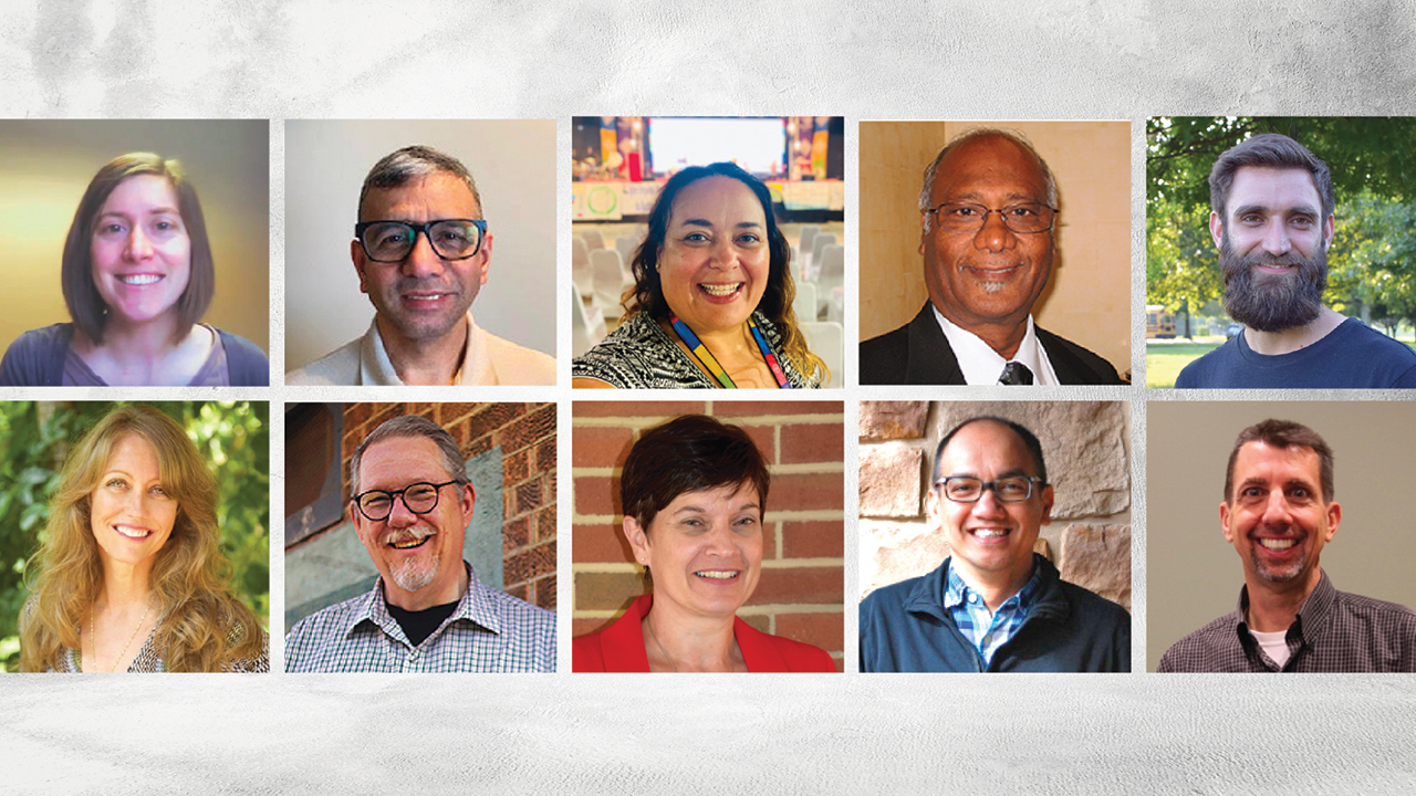 The task force created by Mosaic Mennonite Conference’s Board will lead a listening process and review of the conference’s relationships with Mennonite Church USA. Members are Maria Hosler Byler, Herman Sagastume, Eden Strunk, Roy Williams, Nathan Good, Jenny Fujita, Jeff Wright, Sonya Stauffer Kurtz, Aldo Siahaan and Mike Derstine. — Mosaic Mennonite Conference