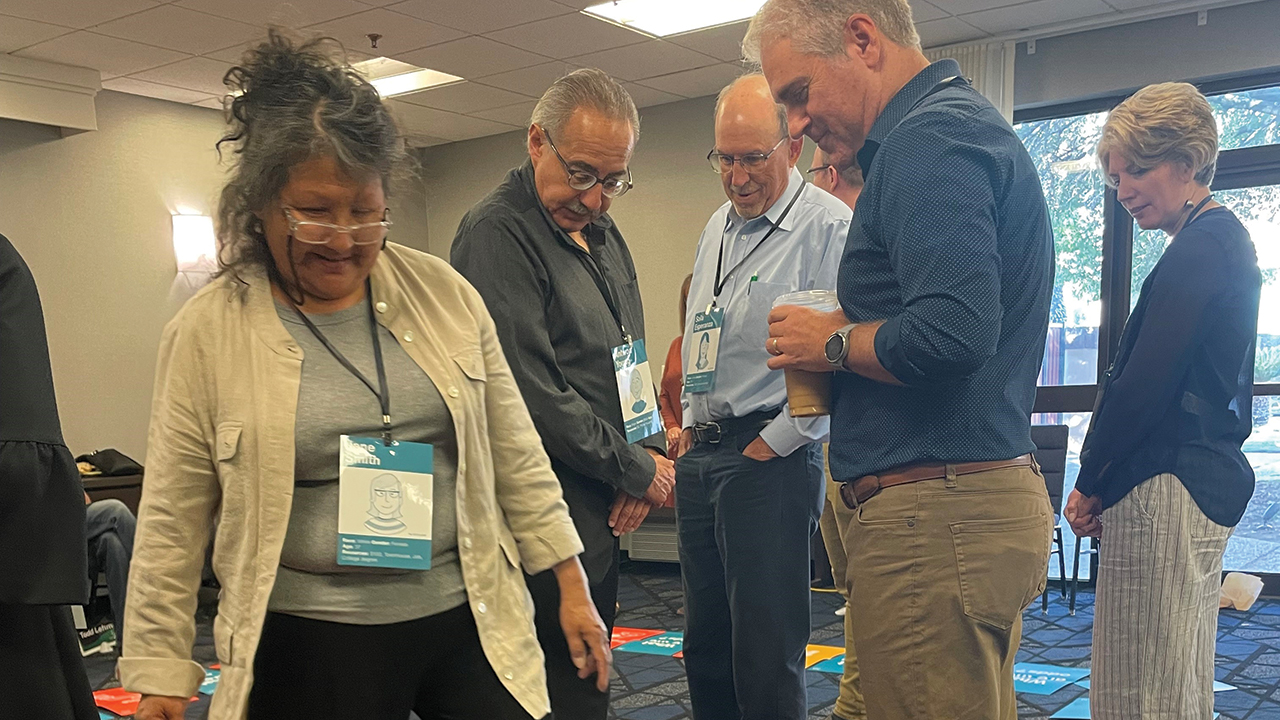 MC USA Executive Board members participated in “You Got Booked,” an interactive learning tool developed by Mennonite Central Committee. It is one of the recommended learning tools highlighted in MC USA’s “Learn, Pray, Join: Mass Incarceration.” — Amy Gingerich for MC USA