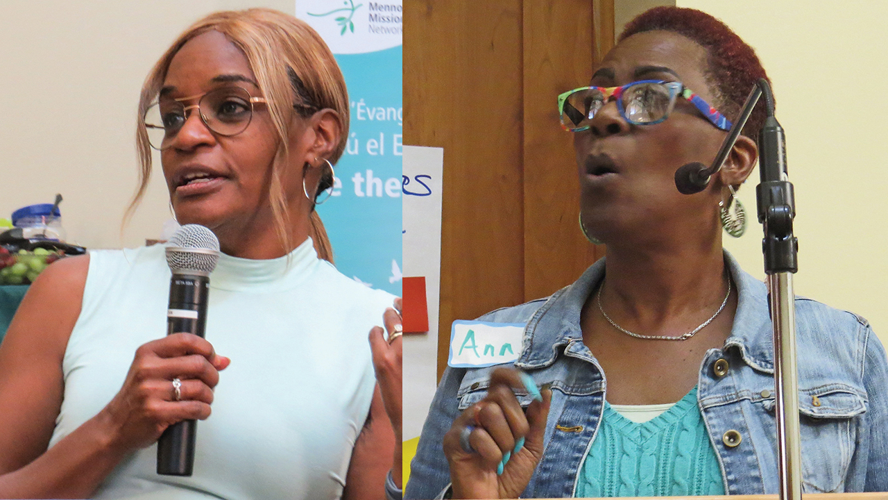 Cyneatha Millsaps, left, and Ann Jacobs organized the “Leaders Inspiring Leaders” seminar. — Cynthia Friesen Coyle/MMN