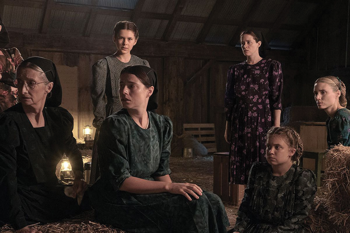 The cast of Women Talking includes Sheila McCarthy, Liv McNeil, Jessie Buckley, Claire Foy, Kate Hallett and Rooney Mara. Not pictured is actress and producer Frances McDormand. — Toronto International Film Festival
