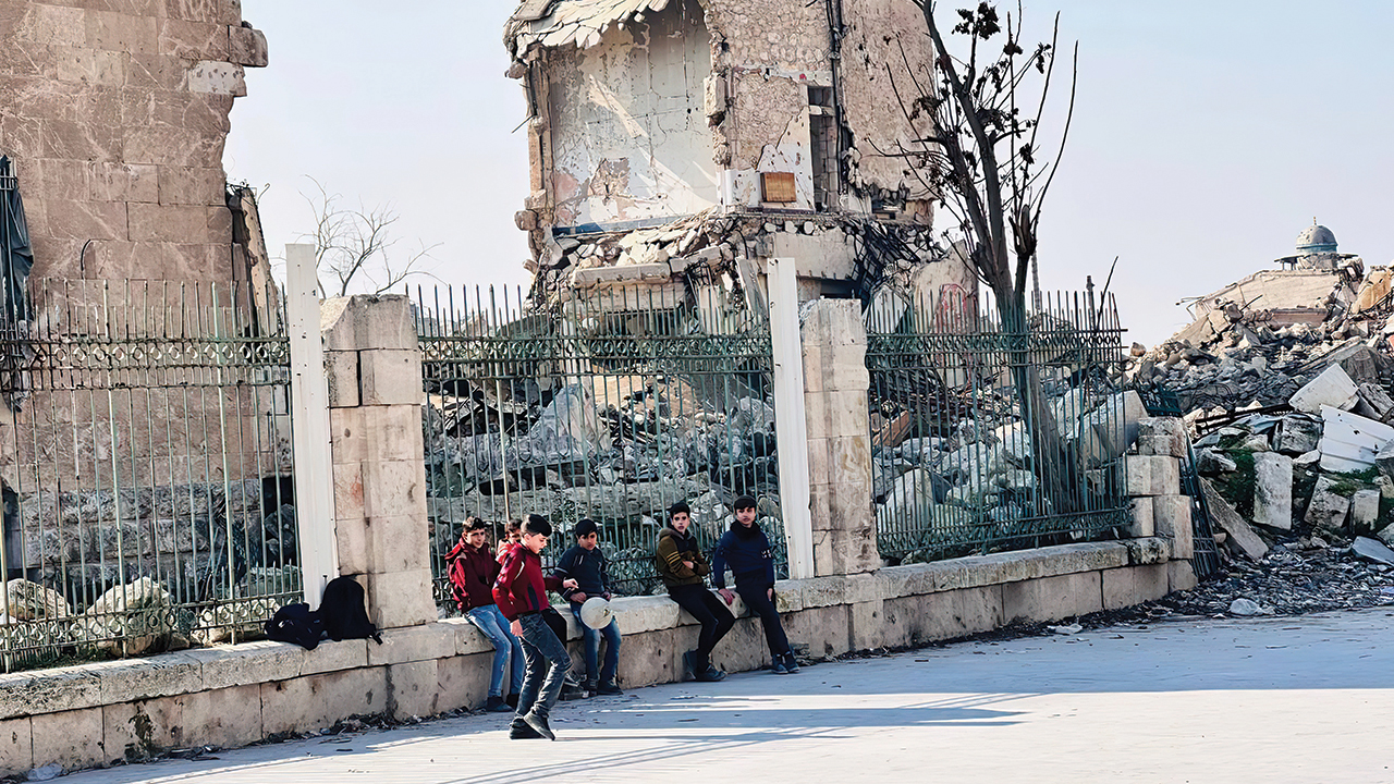The youth of Aleppo, Syria, are growing up in the shadow of destruction, armed conflict and economic insecurity. — Petra Antoun/MCC