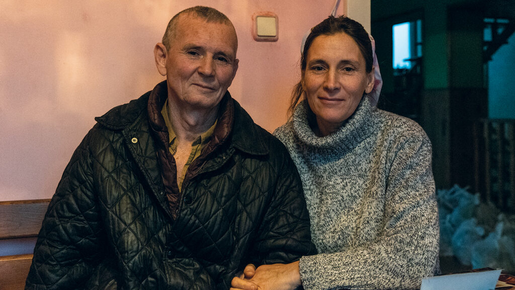 Ihor and Natalia lived in Mykolaiv before their family fled to the western part of Ukraine. — Emily Loewen/MCC