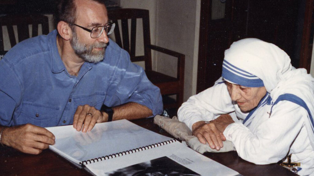 Zehr met with Mother Teresa on a Mennonite Central Committee project. — Walnut Street Books