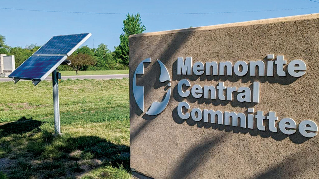 King Solar’s projects on Amish residential properties in Kansas are similar to the array the company installed at Mennonite Central Committee Central States in North Newton. — Tim Huber/AW