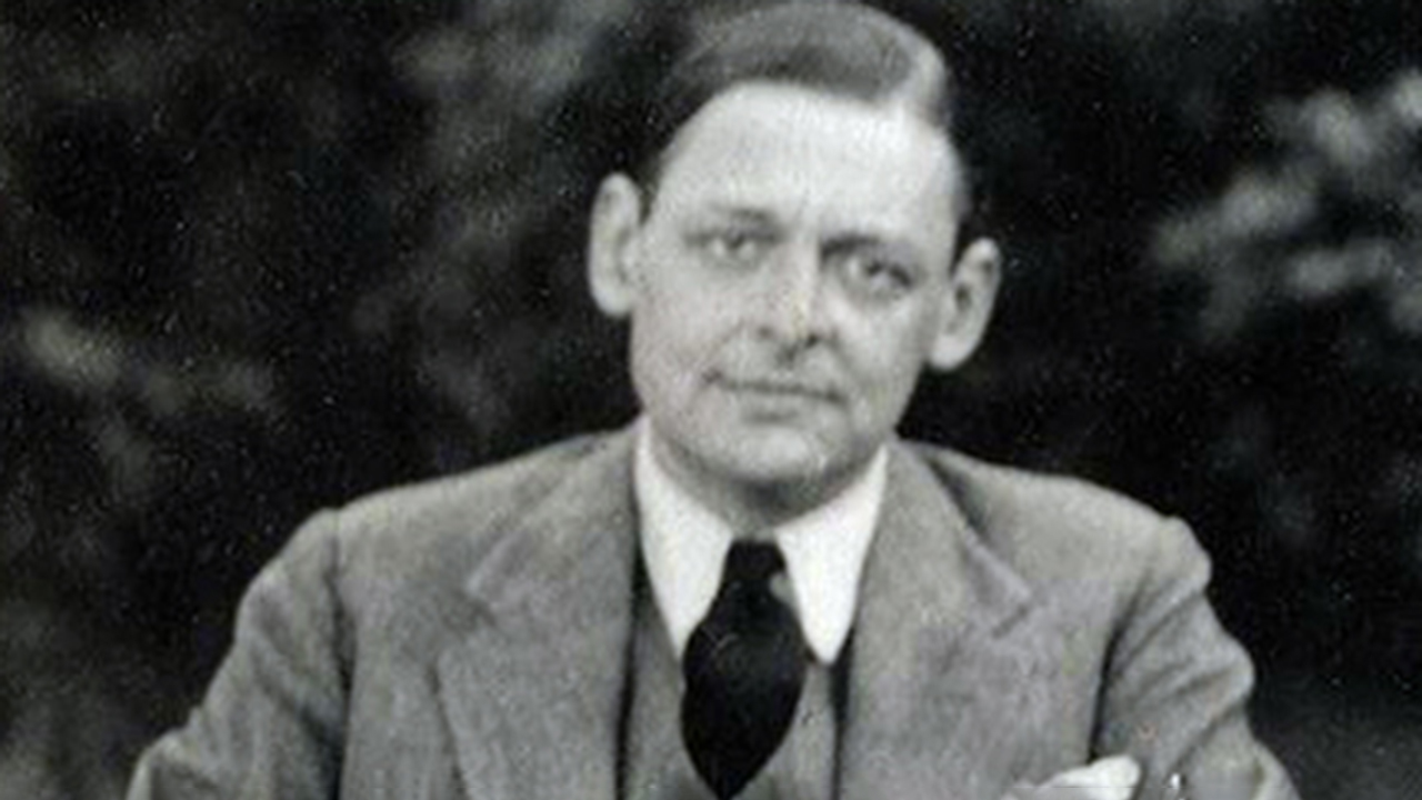 T.S. Eliot (1888-1964): "redeemed from fire by fire." — Wikimedia Commons