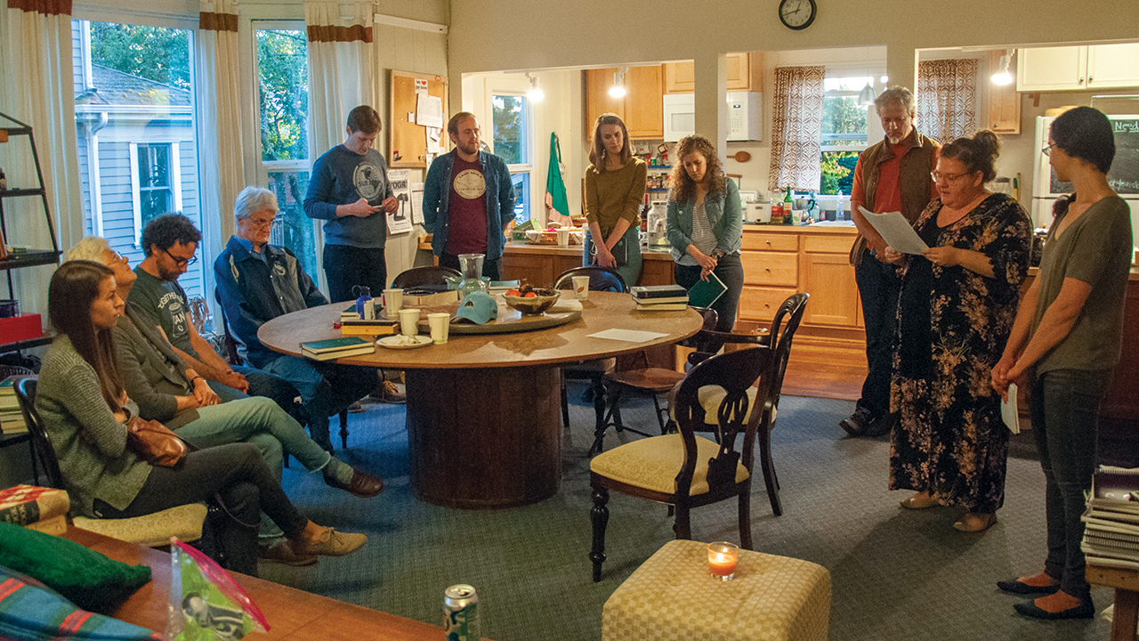 Seattle Mennonite Church held a gathering in 2019 to commemorate the closing of the Mennonite Voluntary Service unit. — Seattle Mennonite Church