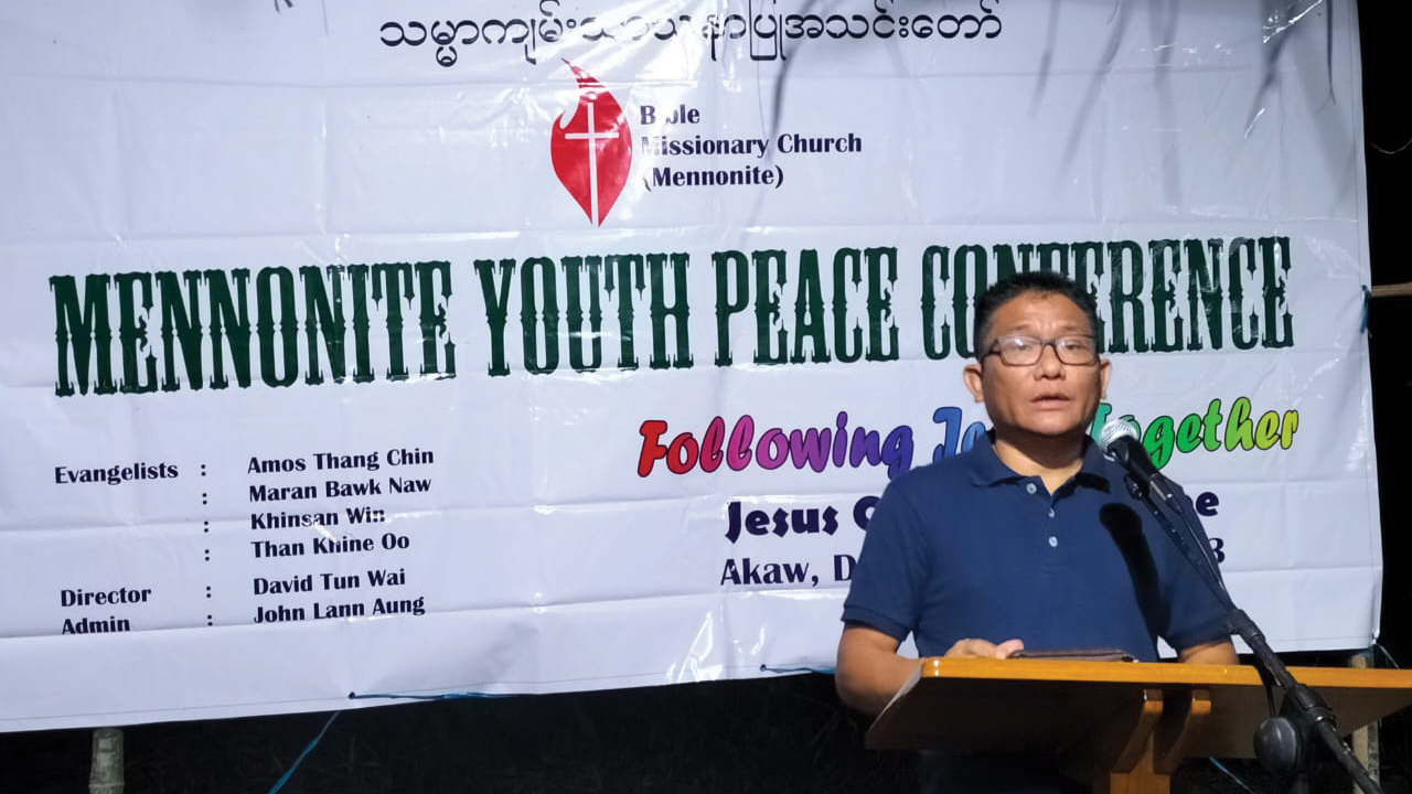 Myanmar Mennonite leader Amos Chin: “We don’t want our youth to get involved in armed revolution.” — Mennonite World Conference