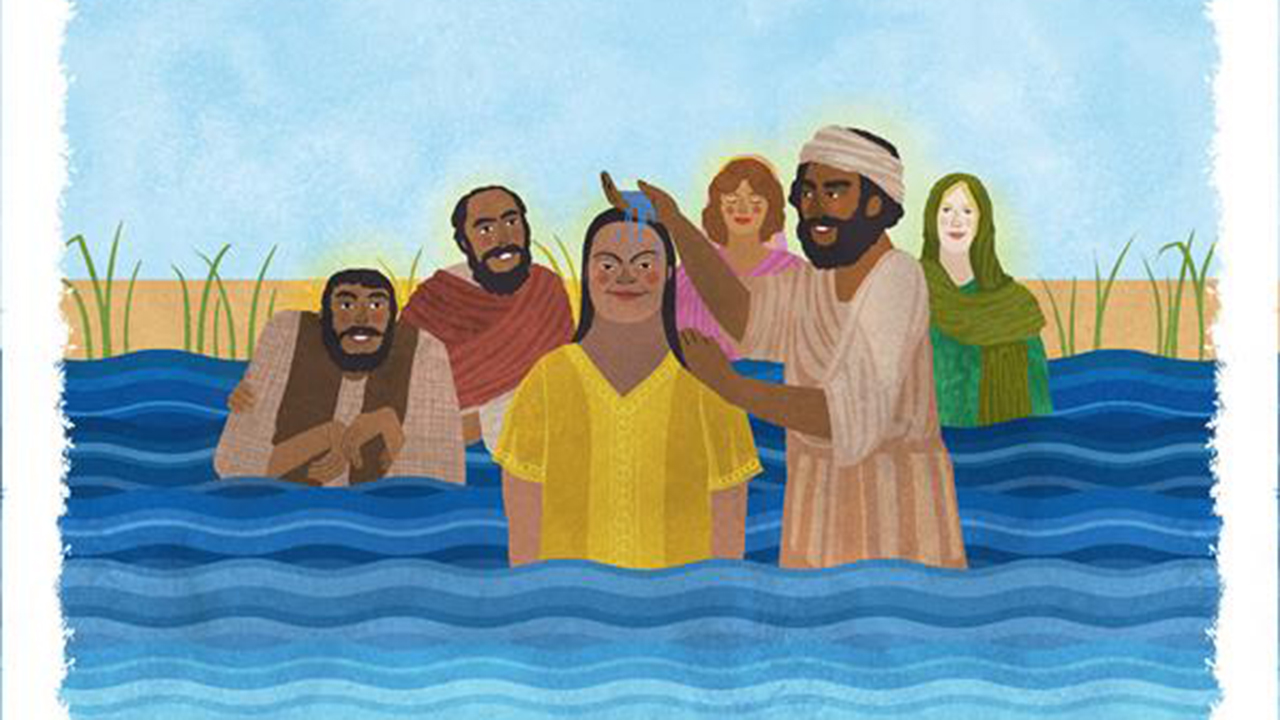 “Peter’s Sermon” is an illustration in Believing and Belonging, an Anabaptist baptism and membership curriculum for youth and adults with intellectual disabilities. — Brethren Press