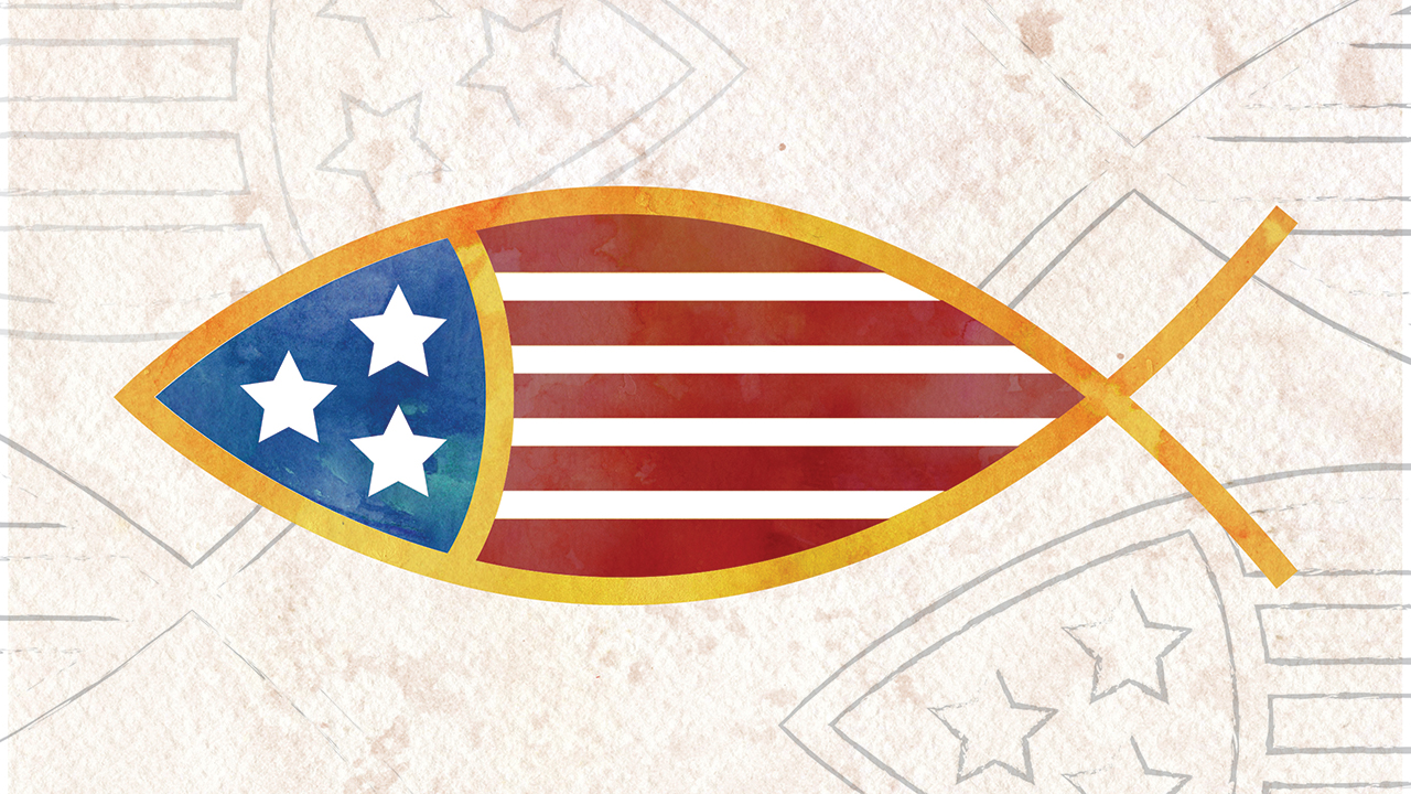 The Christian fish symbol originated in the first century, when Christians made an acrostic from ichthys, the Greek word for fish: Iesous Christos Theou Yios Soter — Jesus Christ, Son of God, Savior. — Illustration by Hannah Gerig Meyer/AW