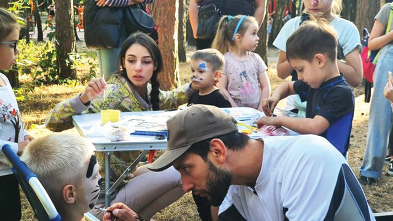 A picnic hosted by Small Arch MB Church in Kyiv. — Multiply
