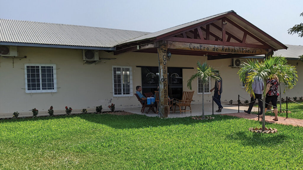 Guia de Paz helps Mennonites who struggle with addictions. The center can house up to 44 patients at a time. — Low German Mennonite learning tour