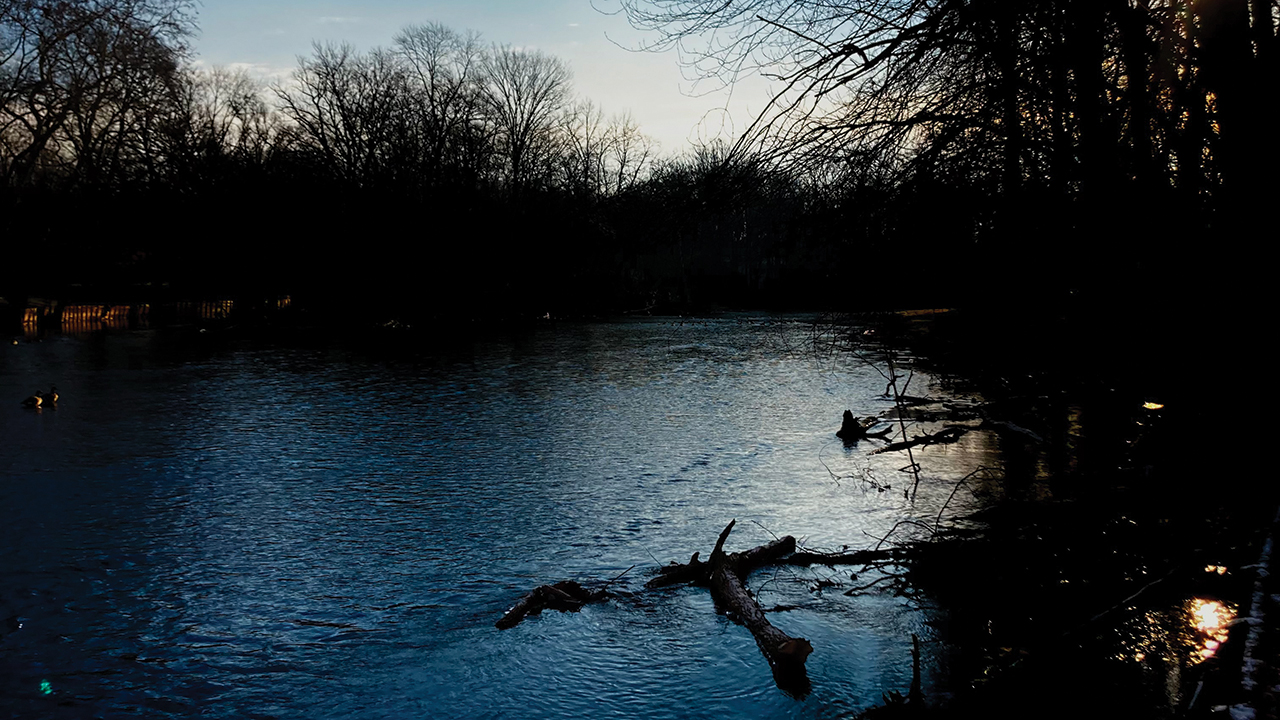 The Elkhart River. — Anna Ruth Hershberger