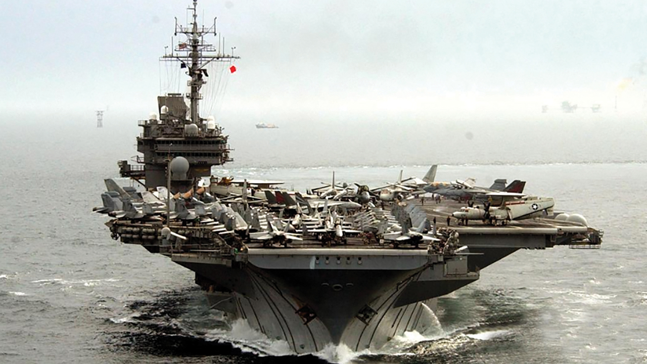 The USS Kitty Hawk, Dave Redmon’s duty station in the South China Sea, 1967-68. — Dave Redmon