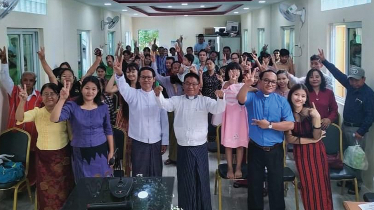 Bible Missionary Church in Myanmar celebrates Peace Sunday. — Amos Chin/Bible Missionary Church