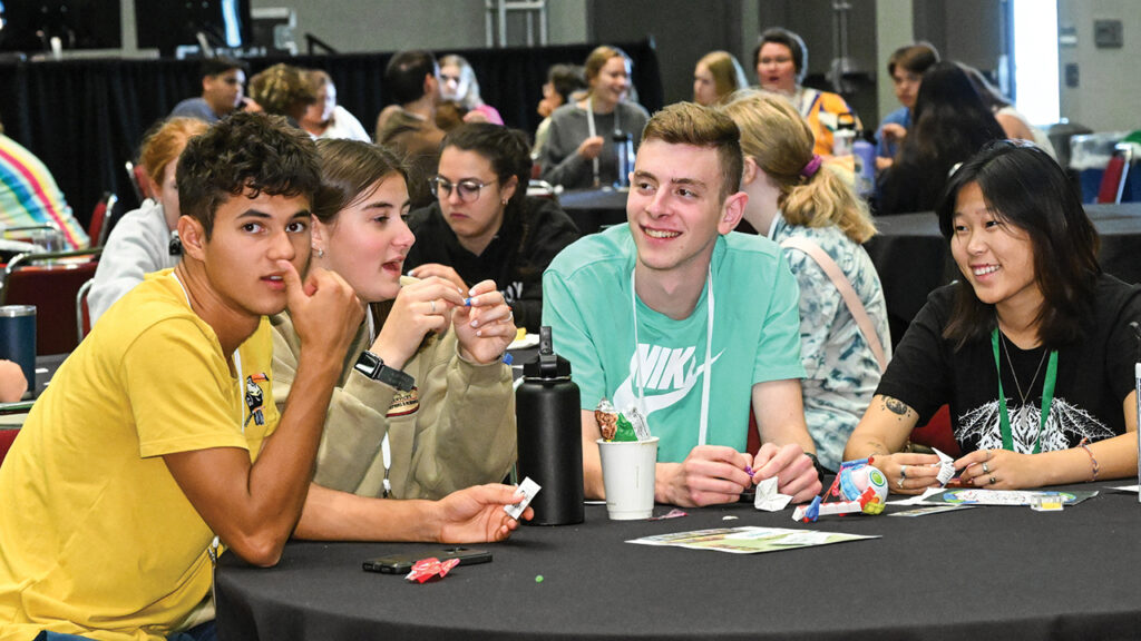 At the 2023 Mennonite Church USA convention in Kansas City, Mo., a Youth and Young Adult Climate Summit considered the intersection of faith and environmental action. What will Anabaptist denominations look like 40 years from now? — Ken Krehbiel/MC USA