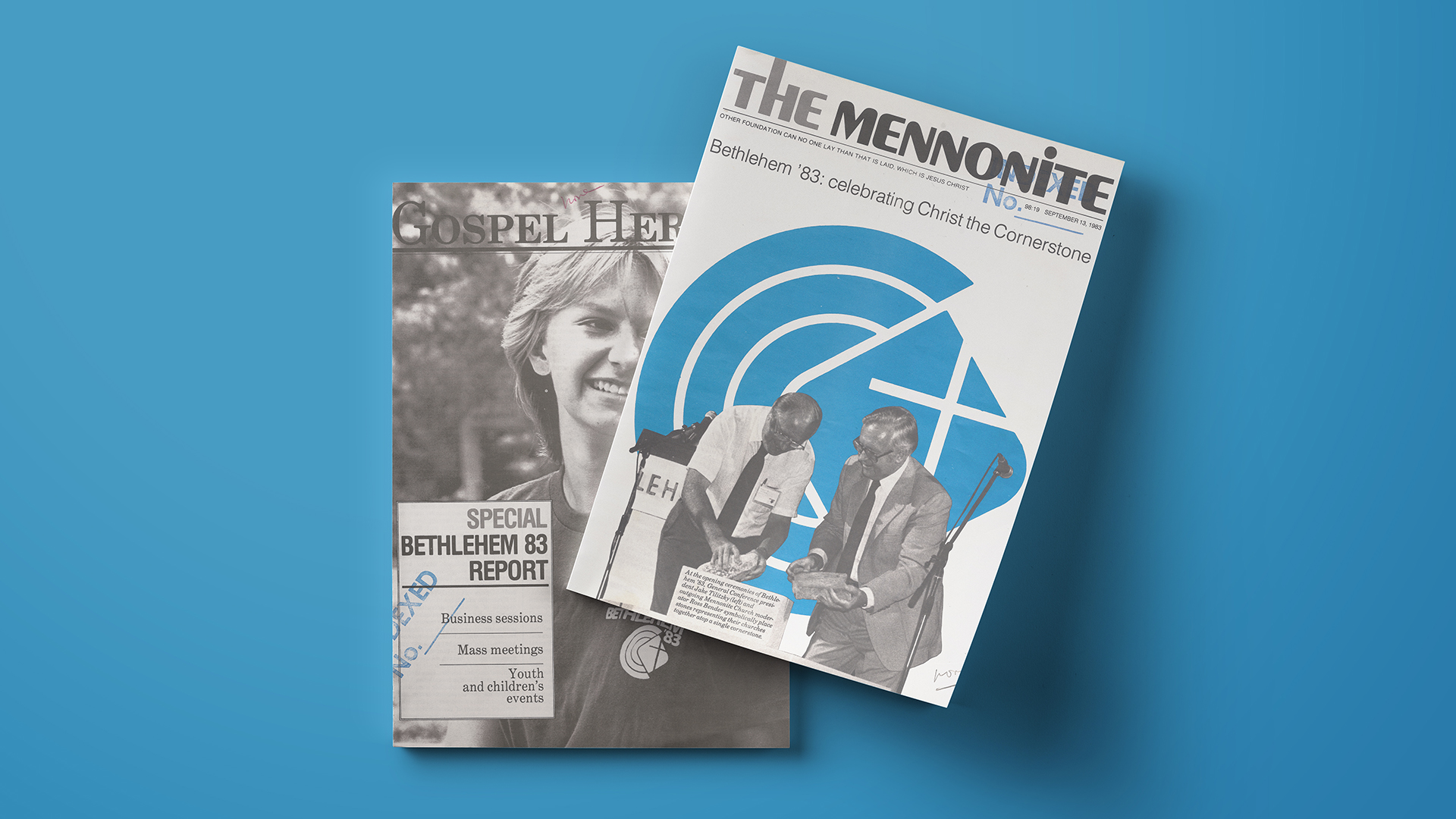 Gospel Herald and The Mennonite covered Bethlehem '83. — Anabaptist World