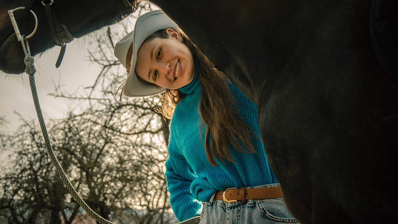 Margaryta* uses her love for horses and her knowledge of physical and occupational therapy to help children cope with traumatic experiences of war in Ukraine. — Courtesy of Margaryta *Her full name is withheld for security reasons.