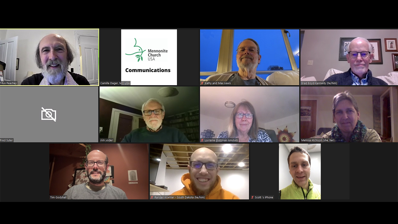 POTC volunteer counselor training. — Camille Dager/Mennonite Church USA