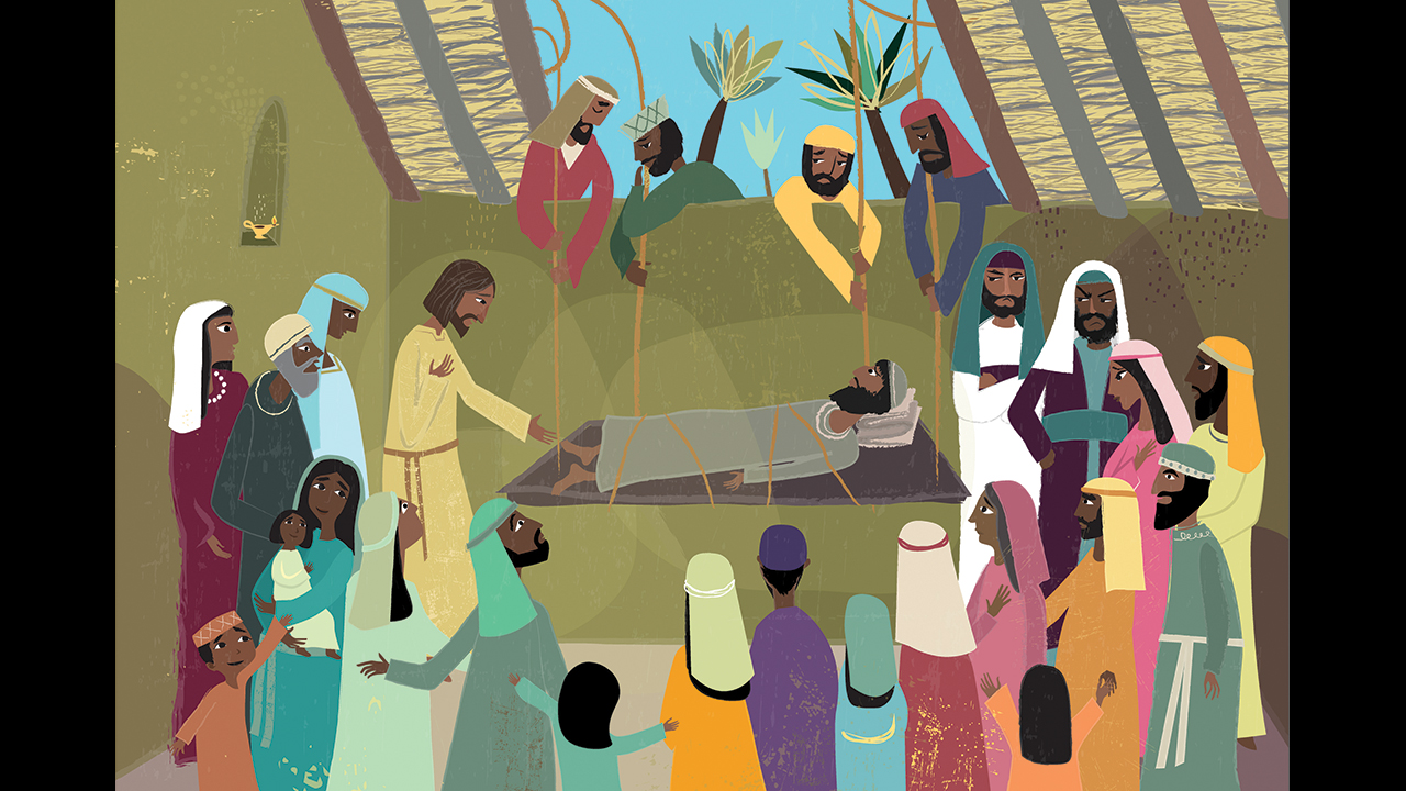 Illustration by Kate Cosgrove from The Peace Table. © Shine curriculum, published by MennoMedia and Brethren Press. All rights reserved. Used by permission.