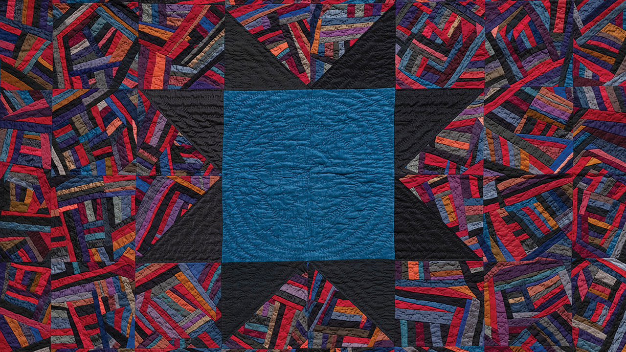 “Crazy Star” is part of the “Pattern and Paradox” exhibit through Aug. 26 at the Smithsonian American Art Museum. The cotton and wool quilt was made around 1920 in Arthur, Ill. — Smithsonian American Art Museum