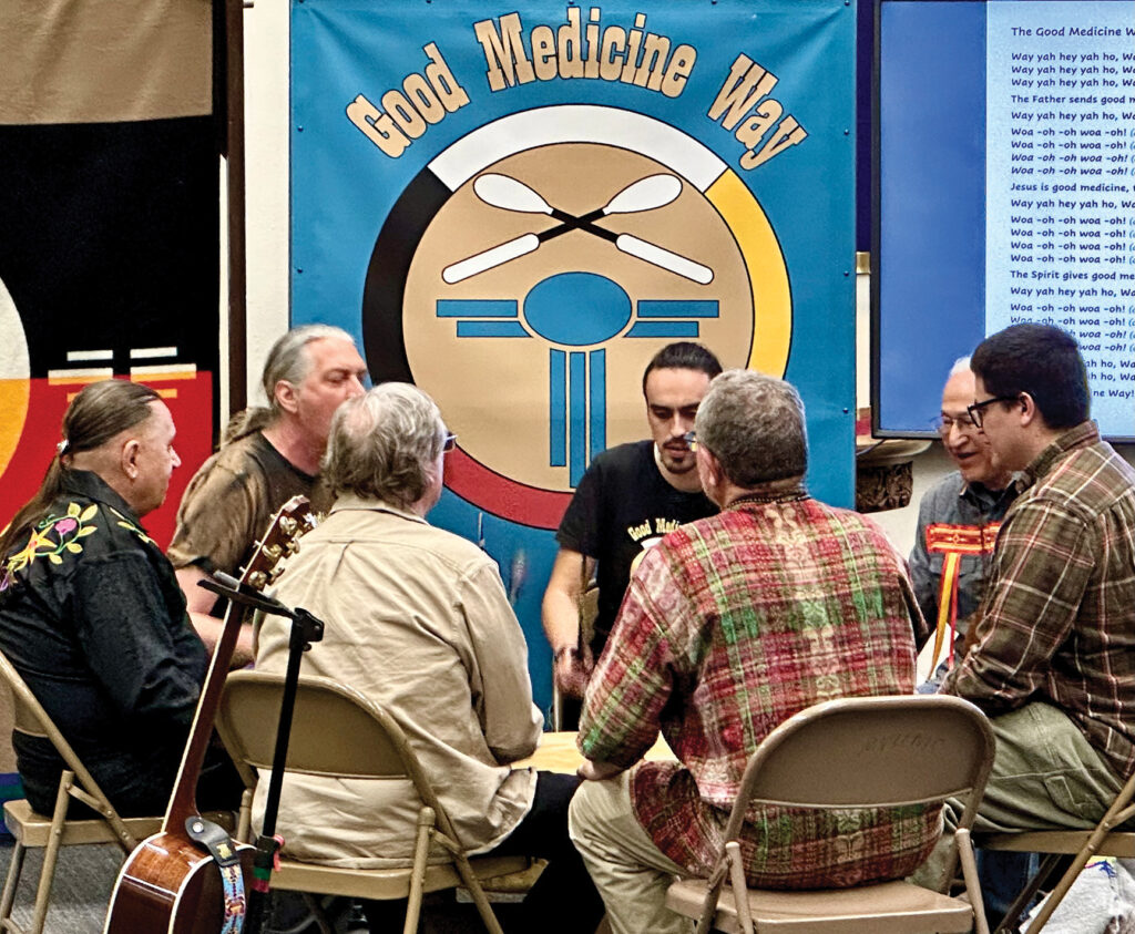 Drumming at Good Medicine Way in Albuquerque, N.M. — Ken Gingerich