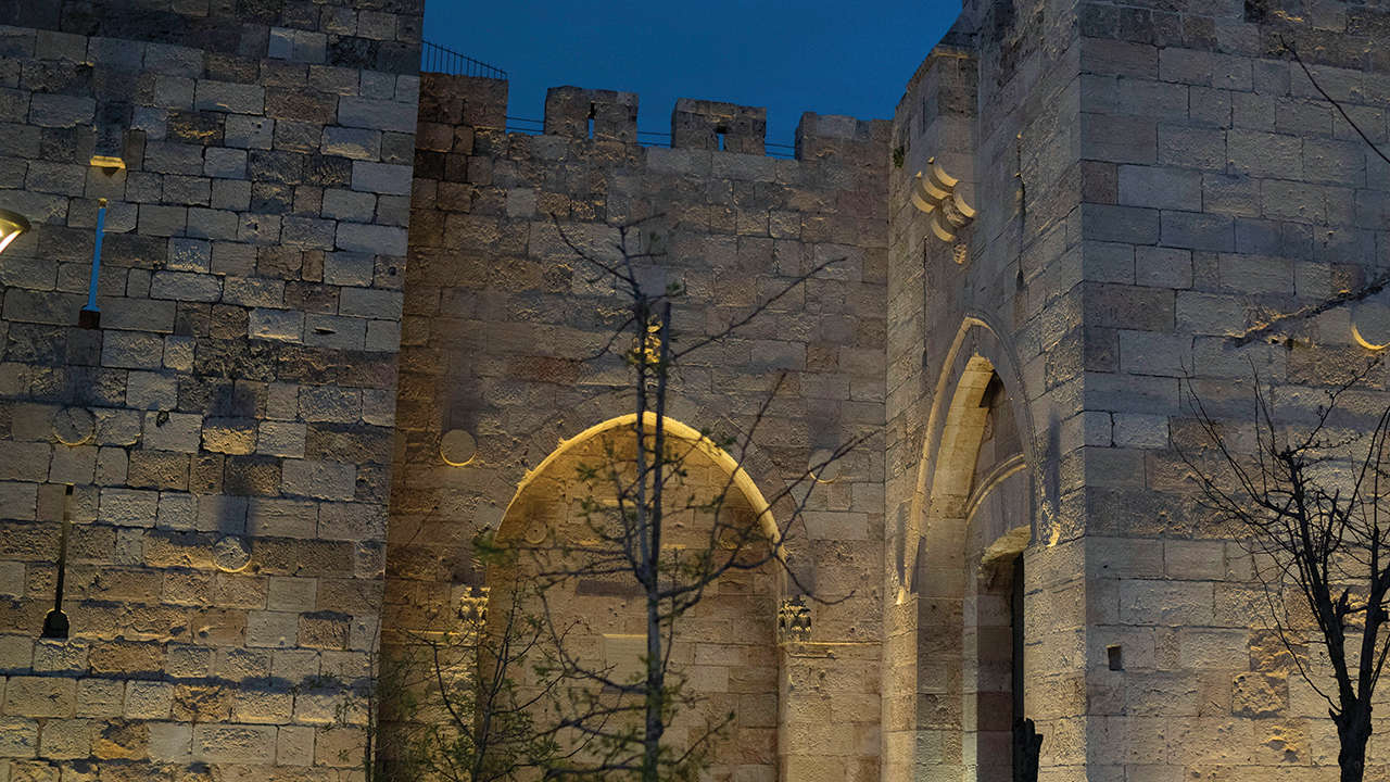 The Jaffa gate outside the Old City of Jerusalem. — Leo Correa/Associated Press