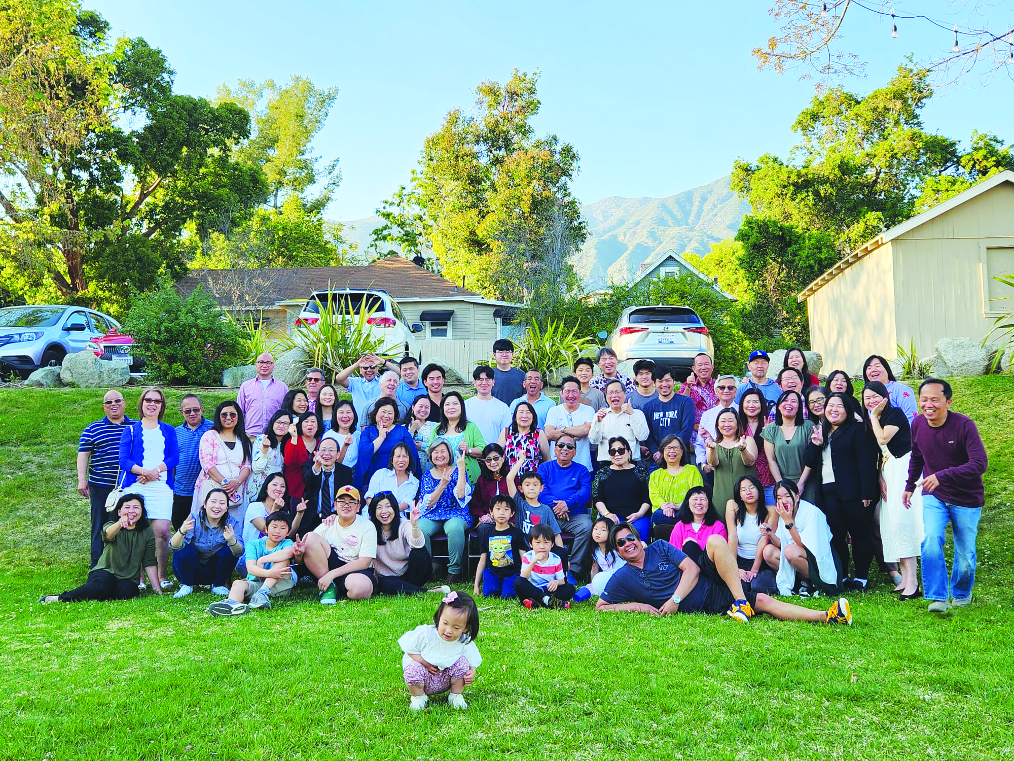 Members of Jemaat Kristen Indonesia Anugerah in Sierra Madre, Calif. Photo from Virgo Handojo