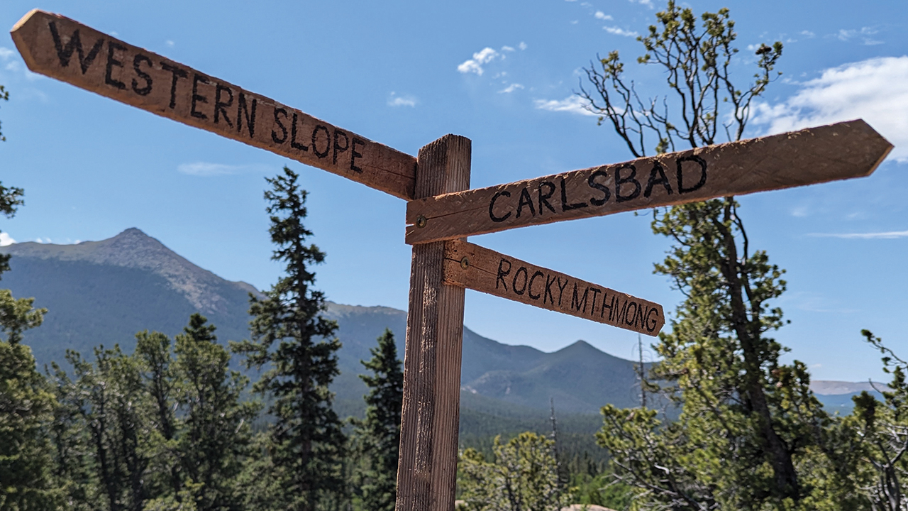 Rocky Mountain Mennonite Camp sits inside a triangle formed by three Mountain States Mennonite Conference congregations that operate in different ways without owning a church building. — Tim Huber/AW